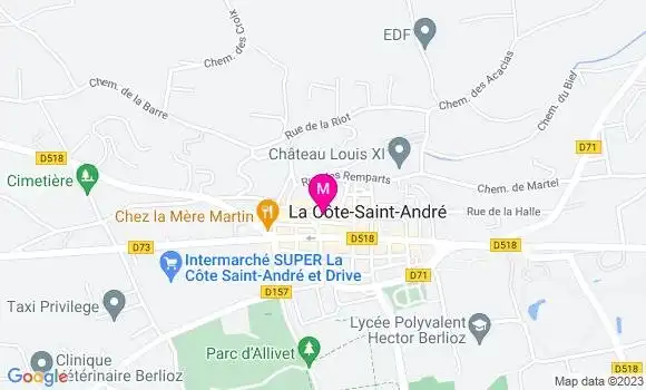 Localisation Restaurant  La Boutique d