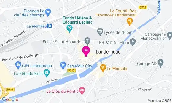 Localisation Restaurant  Les Cap Horniers