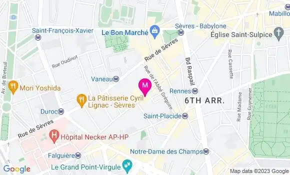 Localisation Restaurant  Le Petit Verdot