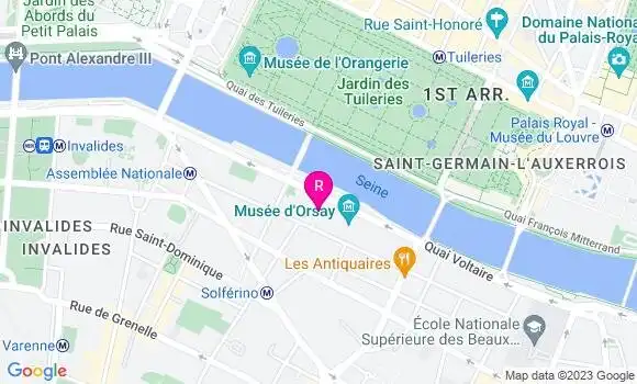 Localisation Restaurant du Musée d