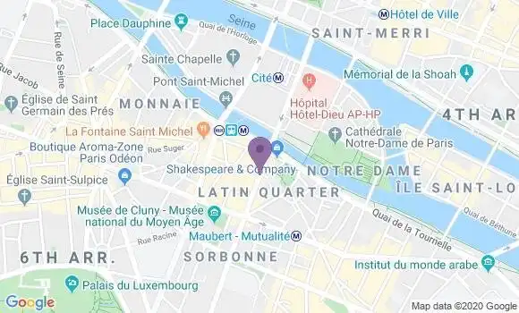 Localisation Restaurant Italien Villa Saint Jacques