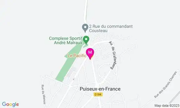 Localisation Pizzeria Le Pacific