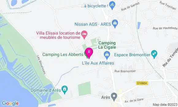 Localisation Restaurant  Domaine des Abberts