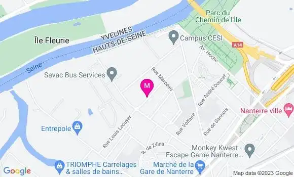Localisation Restaurant  Les Acacias