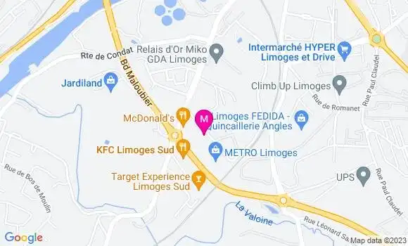 Localisation Restaurant  L