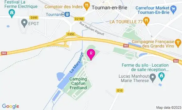 Localisation Restaurant  Le Fredland