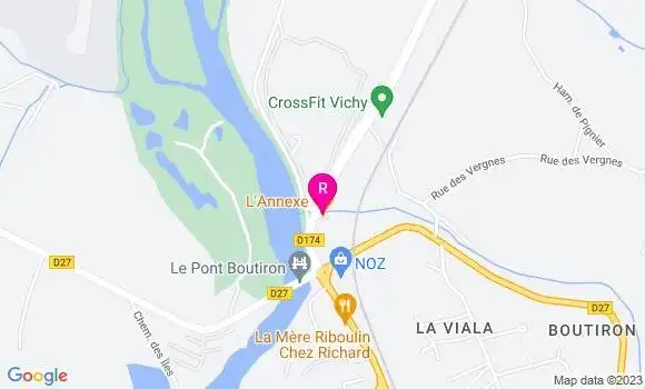 Localisation Restaurant  L