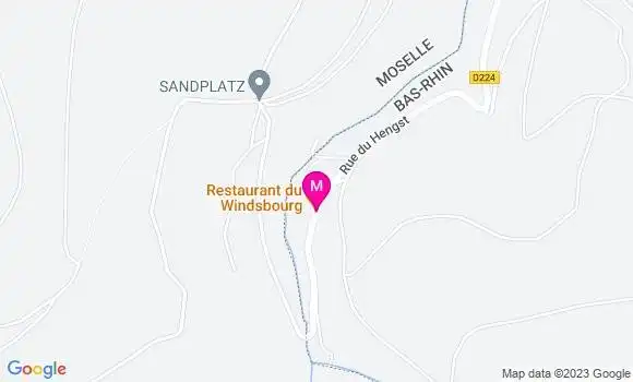 Localisation Restaurant du Windsbourg