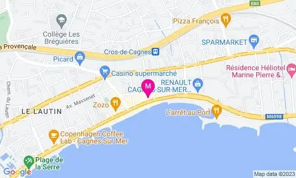 Localisation Sandwicherie Le 86
