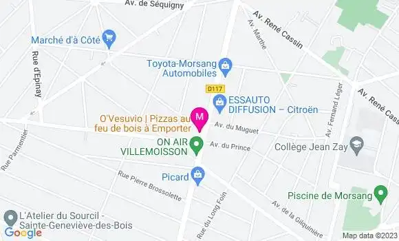 Localisation Pizzeria O