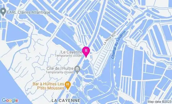 Localisation Restaurant  Les Viviers du Cayenne