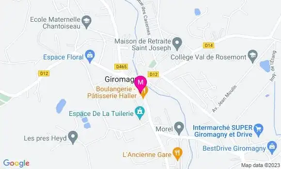 Localisation Restaurant  Willemain Raphael