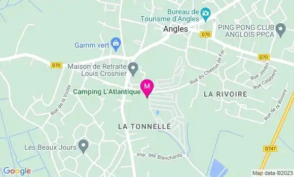 Localisation Restaurant  Camping l