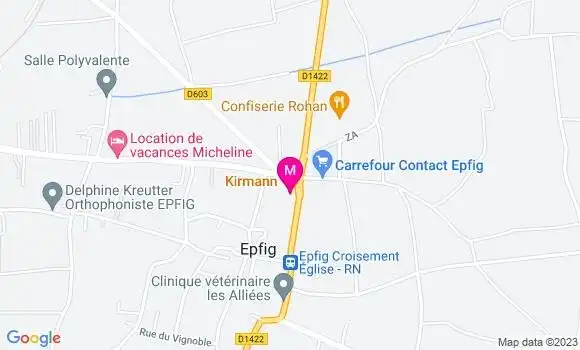 Localisation Restaurant  Kirmann