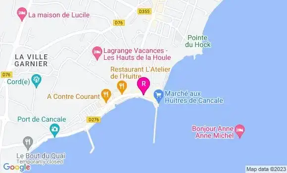 Localisation Restaurant  La Mère Champlain