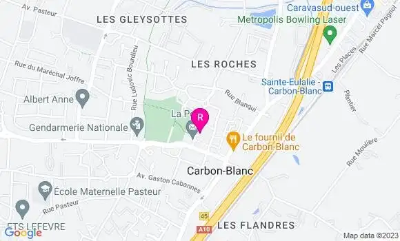 Localisation Restaurant  La Table de Charbon Blanc