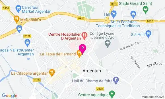 Localisation Pizzeria La Gondola
