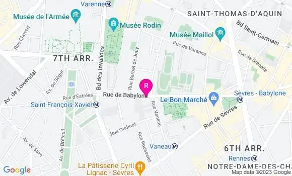 Localisation Restaurant  Au Pied de Fouet