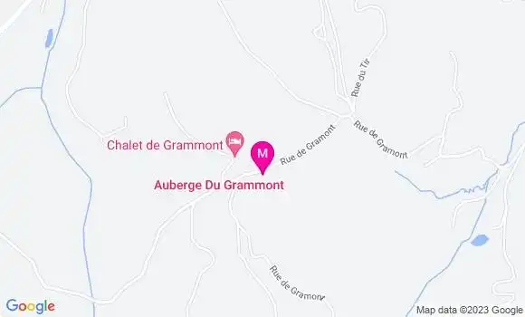 Localisation Auberge du Grammont