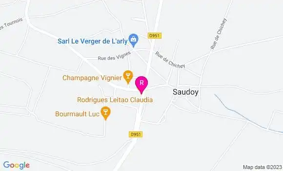 Localisation Restaurant  Rodrigues Leitao Claudia