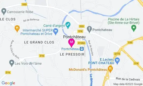 Localisation Restaurant  Chez La grenouille