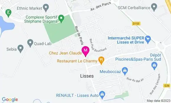 Localisation Restaurant  Chez Jean Claude