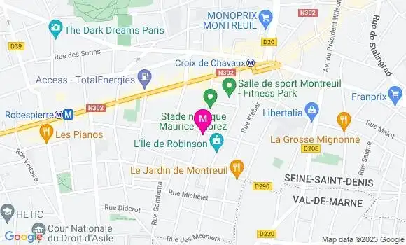 Localisation Restaurant Bar L