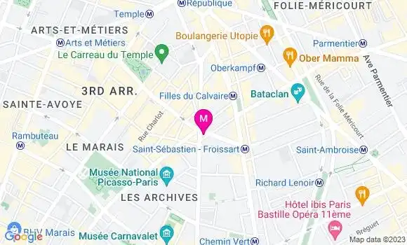 Localisation Restaurant  La Banquette