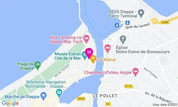 Localisation Crêperie La Voûte