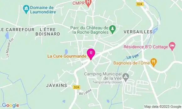 Localisation Restaurant  La Cure Gourmande