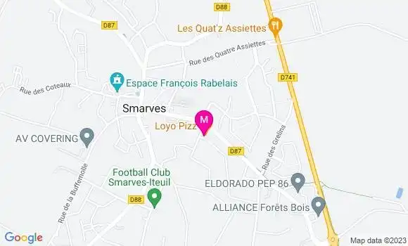 Localisation Restaurant  Loyo Pizz