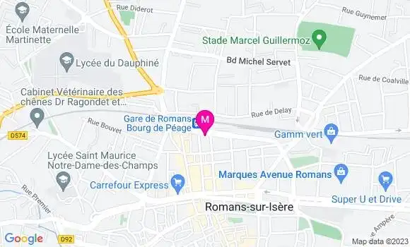 Localisation Restaurant  L