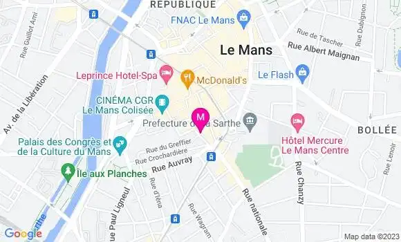 Localisation Restaurant Bar O Brassin Belge