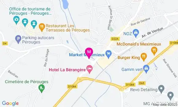 Localisation Restaurant  La Bergerie