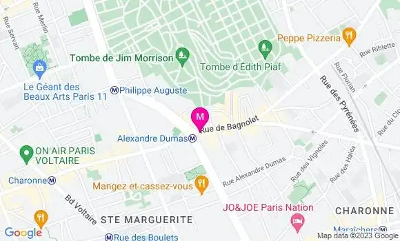 Localisation Restaurant  L