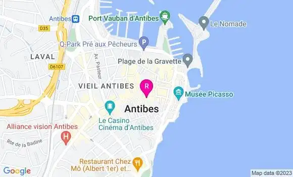 Localisation Restaurant  Chez Marguerite et Vincent