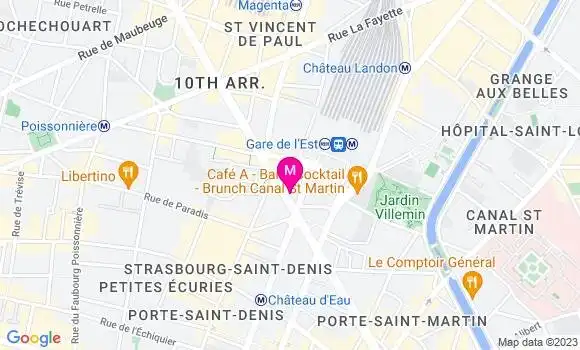 Localisation Café Le Parisien