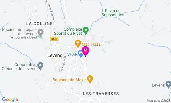 Localisation Restaurant  L