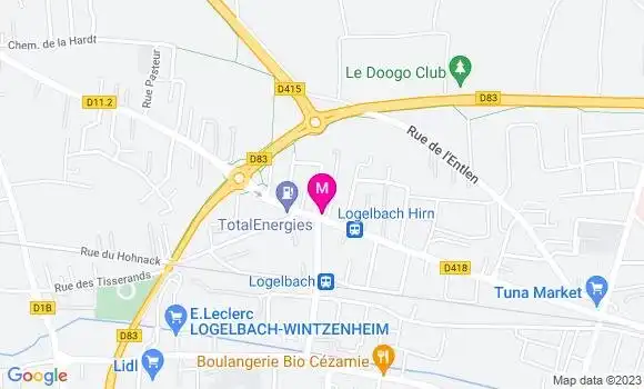 Localisation Restaurant Lounge Le Saphir