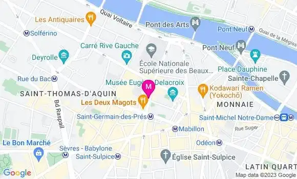 Localisation Restaurant  Le Bonaparte