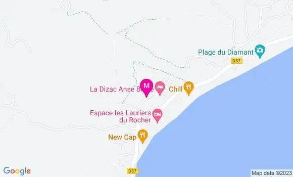 Localisation Restaurant  La Paillote Bleue