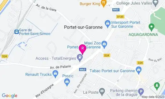 Localisation Restaurant  L