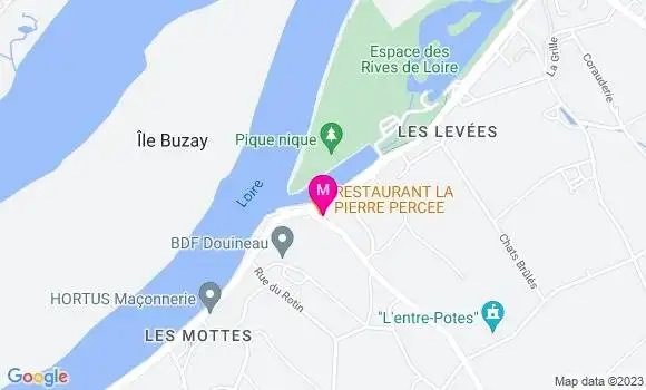 Localisation Restaurant  La Pierre Percée