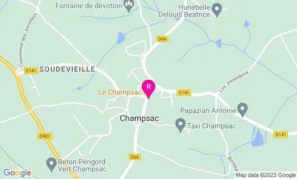Localisation Restaurant  Le Champsac