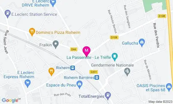 Localisation Pizzeria Modena
