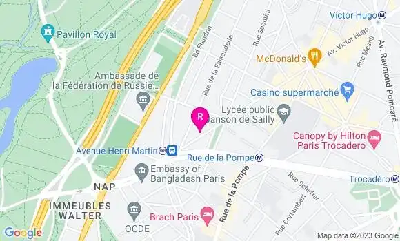 Localisation Restaurant Asiatique Hansan