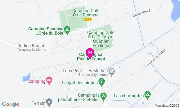 Localisation Restaurant  La Pinède