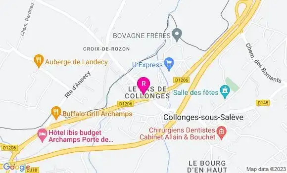 Localisation Restaurant  Le Relais du Commerce