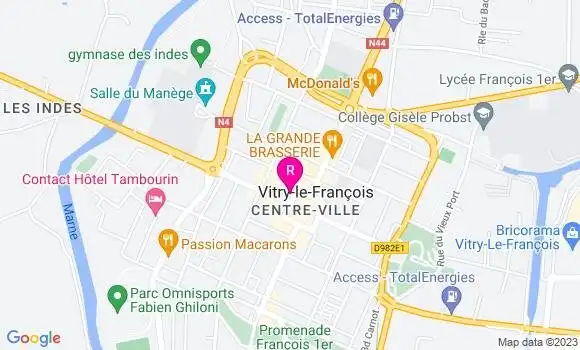 Localisation Restaurant  Chez Maxime