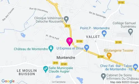 Localisation Restaurant  Mon Tendre Asie